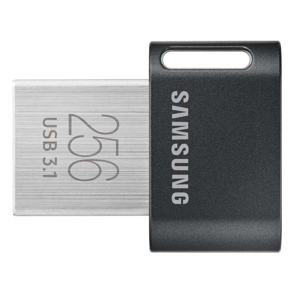 Samsung MUF-256AB USB flash drive 256 GB USB Type-A 3.2 Gen 1 (3.1 Gen 1) Zwart, Roestvrijstaal