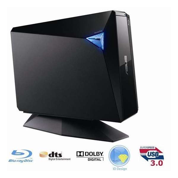 Asus BW-12D1S-U -  Externe Blu-ray Brander - Zwart