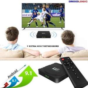Mediaspeler Android voor Tv 4K met Internet / Mediaplayer voor Tv Android 9 Wifi / Kodi Netflix Box
