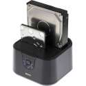 Deltaco MAP-GD35U3 USB 3.0 Dual Docking station voor 2.5" en 3.5" SATA schijven