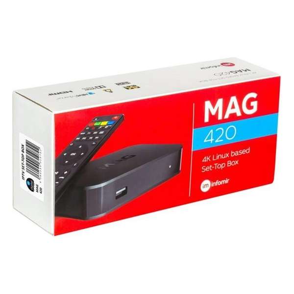 MAG 420 4K UHD IPTV ontvanger