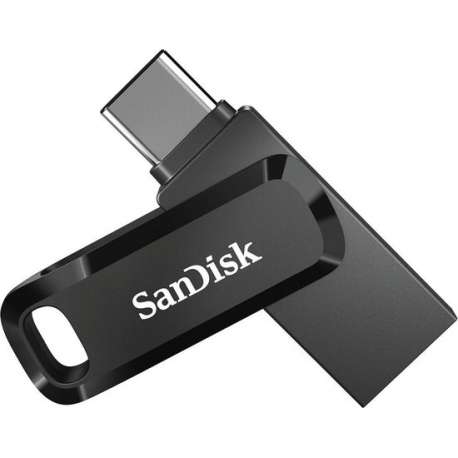 Sandisk Ultra Dual Drive Go USB flash drive 256 GB USB Type-A / USB Type-C 3.2 Gen 1 (3.1 Gen 1) Zwart