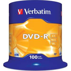 "Verbatim DVD-R AZO 4,7GB 16X SP MATT SILVER - Rohling"