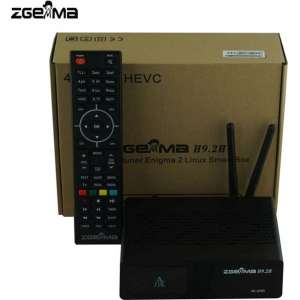 Zgemma H9.2H 4K UHD Decoder met S2X + T2 / C + IPTV Tuners / WiFi ingebouwd
