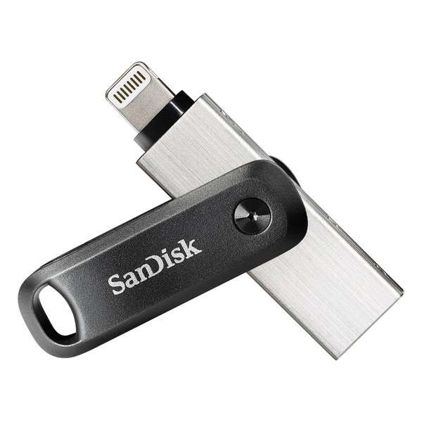 Sandisk SDIX60N-128G-GN6NE USB flash drive 128 GB 3.2 Gen 1 (3.1 Gen 1) Grijs, Zilver