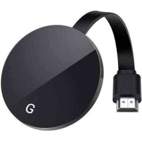 MiraScreen - Mirrorcasting - G2 1080P HD 2,4 GHz Draadloze HDMI Dongle TV Rond Zwart