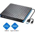 Externe CD/DVD speler – Optische drive – USB CD/DVD speler – Plug & Play externe CD speler – Brander – Windows – Mac – Linux