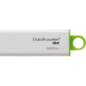 Kingston DataTraveler Generation 4 128GB - USB-Stick / Wit