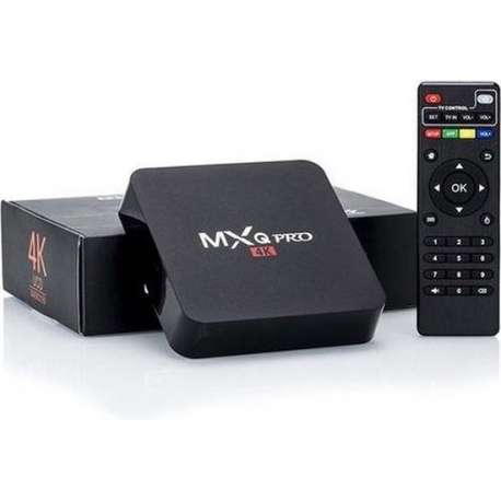 Android tv box MXQ PRO 4K + Kodi (TV, Zenders, Series, Films)