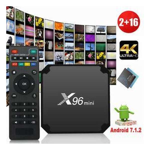 Android Mediaplayer X96 mini 2gb / 16 gb & Kodi 18.4 Leia
