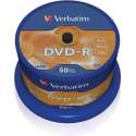 DVD-R Verbatim 4,7GB 50pcs Spin.SR sil. 16x