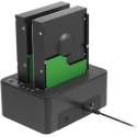 Sharkoon QuickPort Duo USB 3.1 (3.1 Gen 2) Type-C Zwart