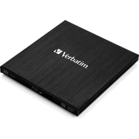 Verbatim External Slimline optisch schijfstation Zwart Blu-Ray RW