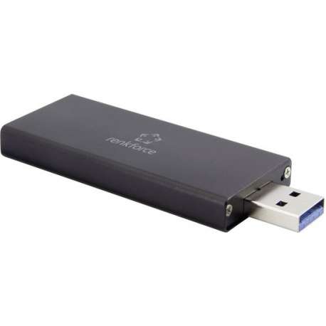 Renkforce RF-4521561 M.2 harde schijf-behuizing M.2 2230, M.2 2242 USB 3.0