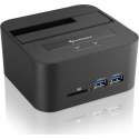 Sharkoon QuickPort XT HC PRO USB 3.0 (3.1 Gen 1) Type-B Zwart