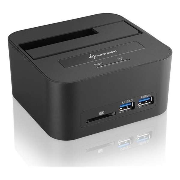Sharkoon QuickPort XT HC PRO USB 3.0 (3.1 Gen 1) Type-B Zwart