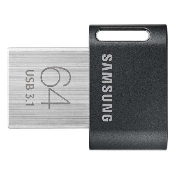 Samsung MUF-64AB USB flash drive 64 GB USB Type-A 3.2 Gen 1 (3.1 Gen 1) Zwart, Roestvrijstaal