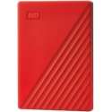 Western Digital My Passport externe harde schijf 4TB - Rood