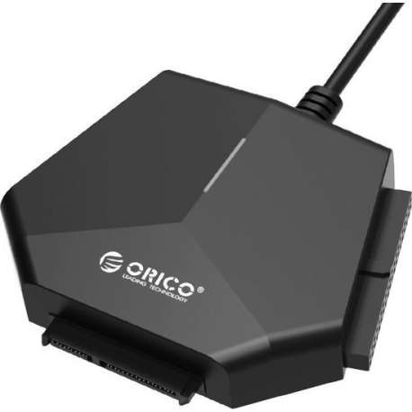 Orico - USB 3.0 naar 2.5 en 3.5 inch SATA en IDE harde schijf adapter / converter - Zwart