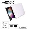 Sargon Externe DVD Speler – DVD/CD Brander voor Windows/Max/Linux – USB 3.0 - Linux – Optische Drive - Wit