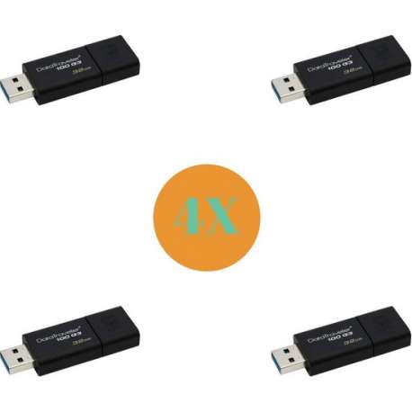 4x Kingston DataTraveler 100 G3 32GB USB Stick