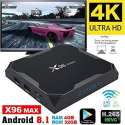 TVBOX X96 MAX AMLOGIC S905X2 Quadcore 2.0Ghz Android 8.1 met 4GB RAM en 32GB ROM