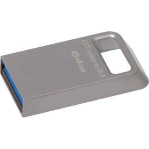 64GB DTMicro USB 3.1/3.0 Type-A metal ultra-compact flash drive