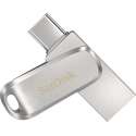 Sandisk Ultra Dual Drive Luxe USB flash drive 128 GB USB Type-A / USB Type-C 3.2 Gen 1 (3.1 Gen 1) Roestvrijstaal