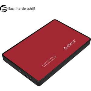 Orico Harde schijf behuizing 2.5 inch SATA HDD/SSD - Rood