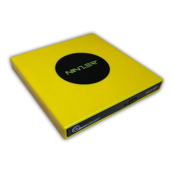Ninzer® Externe DVD/CD ± RW, Speler en Brander Optische Drive | Geel