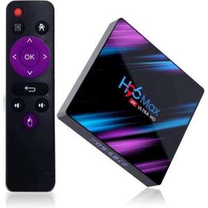 EU Versie - H96 Max - Smart Tv Box 4K - Android 10 - Custom Android Rom - 4GB RAM - 32GB ROM - Youtube / Netflix