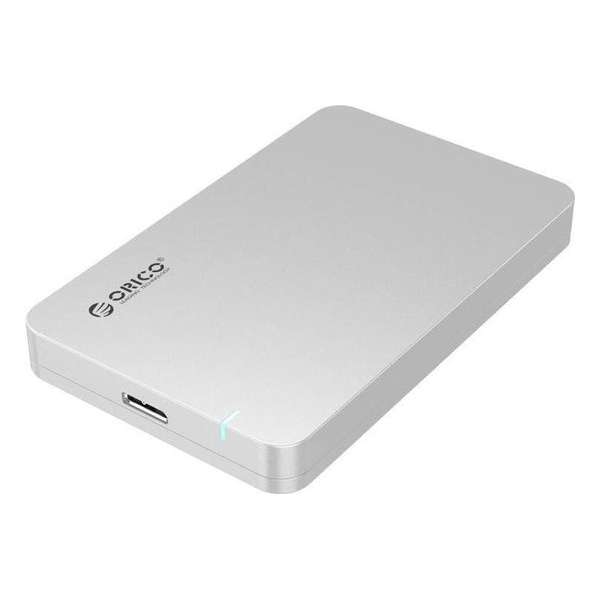 Orico Harde schijf behuizing 2.5 Inch SATA HDD/SSD - Zilver Orico Harde schijf behuizing 2.5 Inch SATA HDD/SSD - Zilver