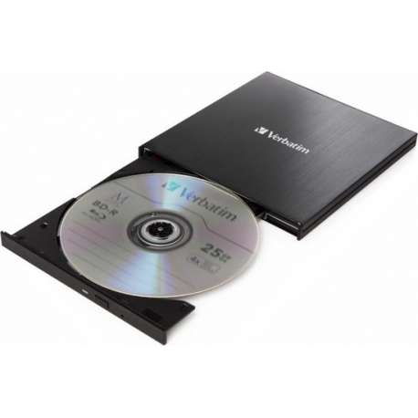 Verbatim 43889 optisch schijfstation Zwart Blu-Ray RW