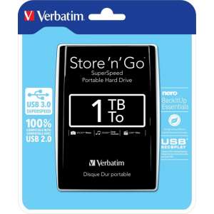 Verbatim Store 'n' Go Ultra Slim - Externe harde schijf - 1 TB