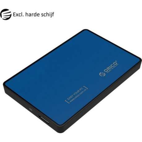 Orico Harde schijf behuizing 2.5 Inch SATA HDD/SSD - Blauw