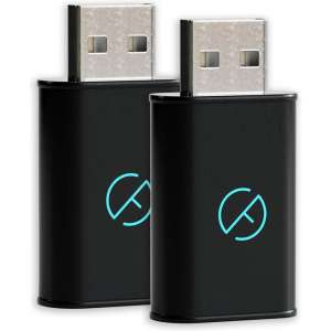 Spy-Fy® Juice Jack Defender & USB Data Blocker | 2 stuks | Laadt overal veilig je iPhone, Smartphone of Tablet op.