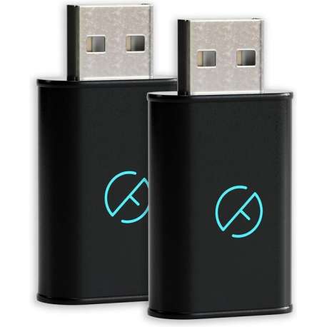 Spy-Fy® Juice Jack Defender & USB Data Blocker | 2 stuks | Laadt overal veilig je iPhone, Smartphone of Tablet op.