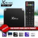 X96 Mini Android 7.1.2 Tv Box 2gb RAM + 16GB ROM + Gartis Bluetooth Mini Keyboard