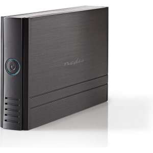 Nedis HDD behuizing voor 3,5'' SATA HDD - USB3.0 (USB-B) / aluminium
