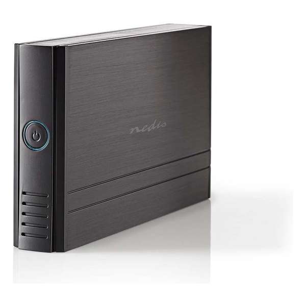 Nedis HDD behuizing voor 3,5'' SATA HDD - USB3.0 (USB-B) / aluminium