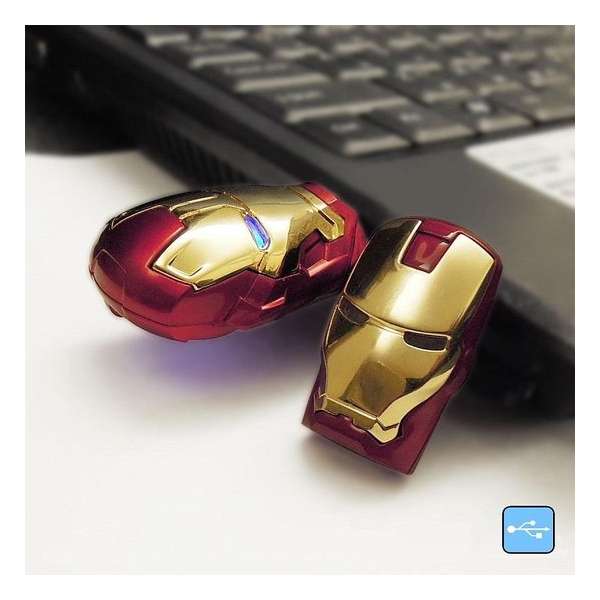 Iron Man USB Stick  32 GB | Iron Man USB | Rood/Goud