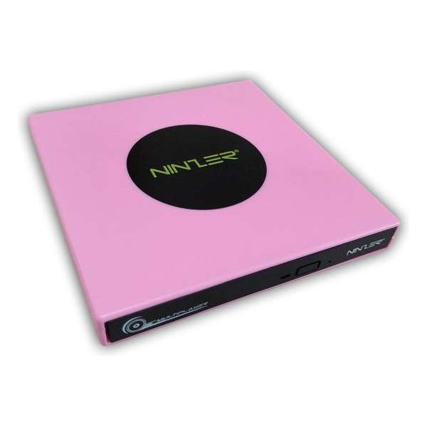 Ninzer® Externe DVD/CD ± RW, Speler en Brander Optische Drive | Roze