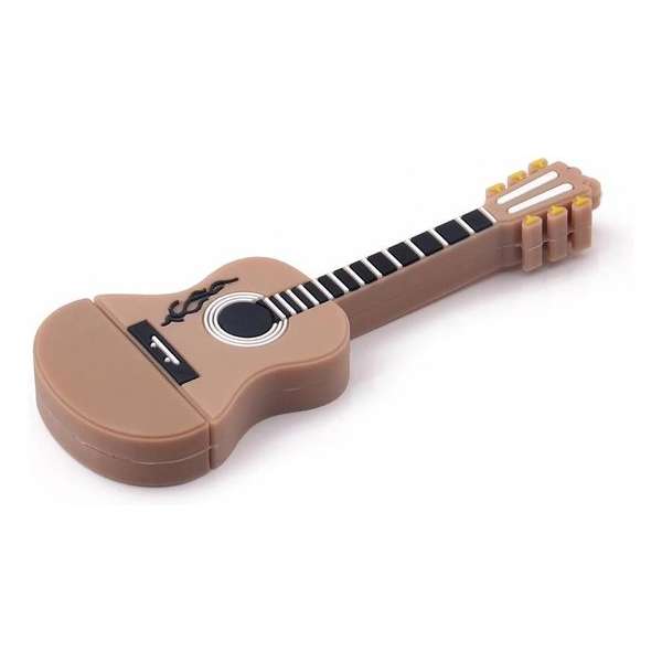 Ulticool USB-stick Gitaar - 16 GB - Muziek - Bruin