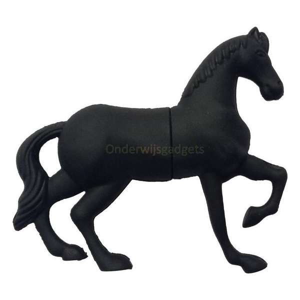 Ulticool USB-stick Paard - 16 GB - Dier - Sport - Zwart