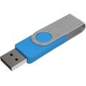 Venditio USB Twister - 4 GB - Lichtblauw - 10 stuks