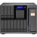 16-Bay NAS quad-core 1.6GHz 4GB DDR4 Long-DIMM RAM 12x 3.5i/2.5i HDD/SSD bays + 4x 2.5i SSD bays + 2x M.2 2280 SATA slots