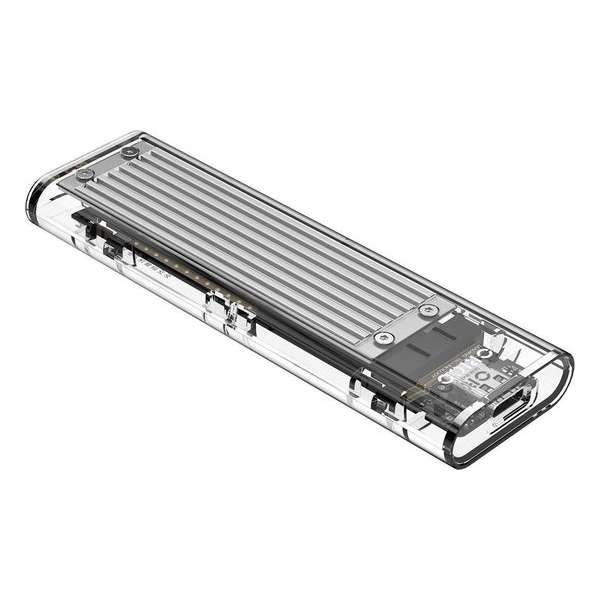 Orico externe behuizing voor M.2 NVMe PCIe SSD (max. 80mm) - USB3.1 / zilver Orico externe behuizing voor M.2 NVMe PCIe SSD (max. 80mm) - USB3.1 / zilver