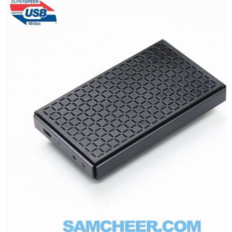 LC-Power LC-25U3-C1 behuizing voor opslagstations 2.5'' HDD-behuizing Zwart