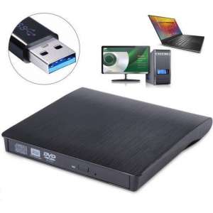 Externe CD/DVD Combo Drive Speler Reader - USB 3.0 CD-Rom Disk Lezer & Brander Premium Quality Extern Driver