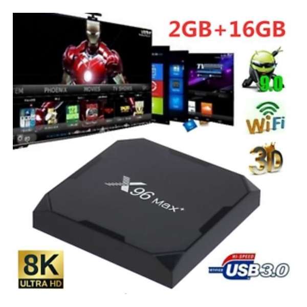 X96 Max+ Android TV Box | 2/16GB | S905X3 | Android 9.0